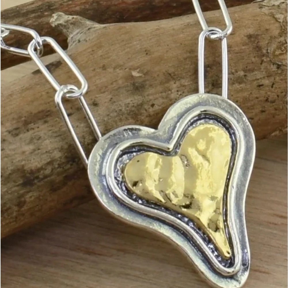 Posh Heart Necklace with chain